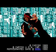 une photo d'Ã©cran de Strider sur Sega Megadrive